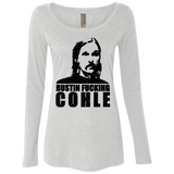 Rustin Fucking Cohle Women's Triblend Long Sleeve Shirt