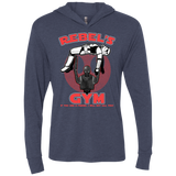 Rebel's Gym Triblend Long Sleeve Hoodie Tee