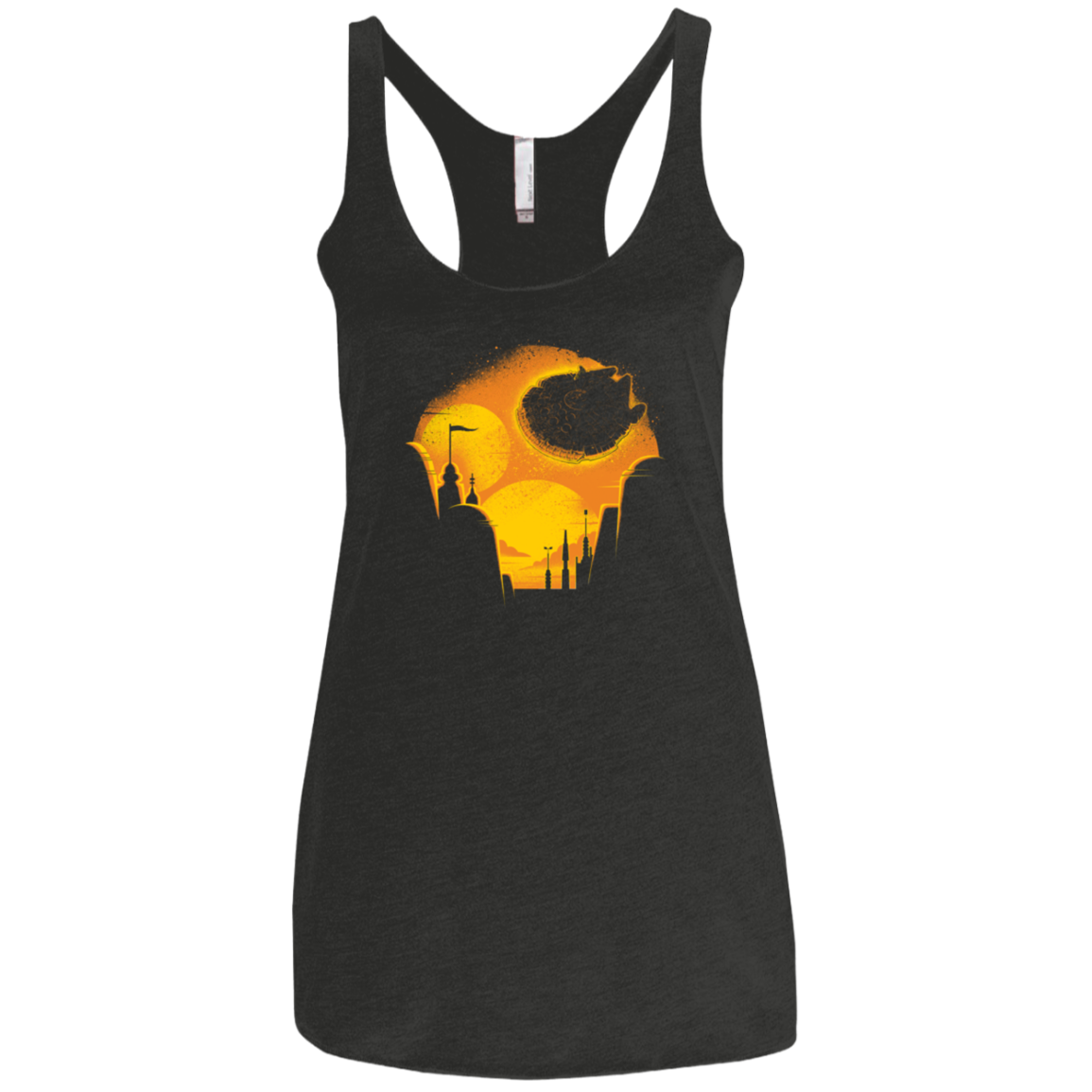 Hunk of Junk Women's Triblend Racerback Tank