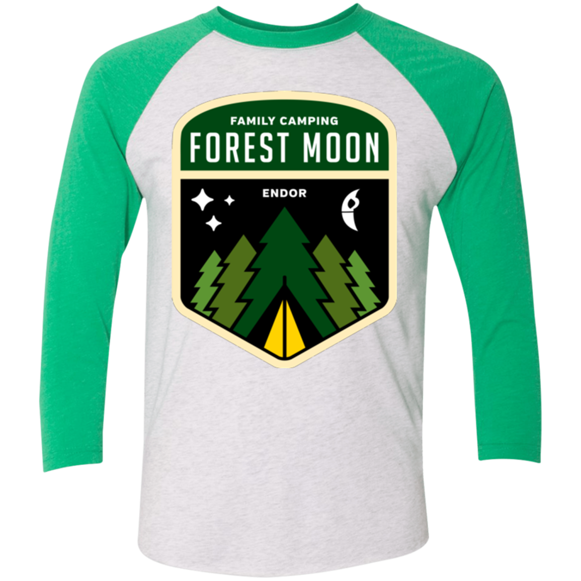 Forest Moon Triblend 3/4 Sleeve