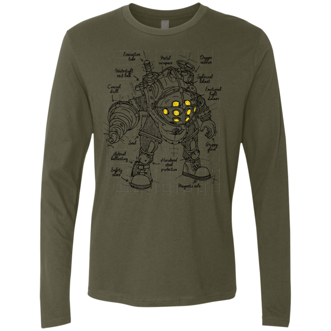 Big Daddy Plan Men's Premium Long Sleeve