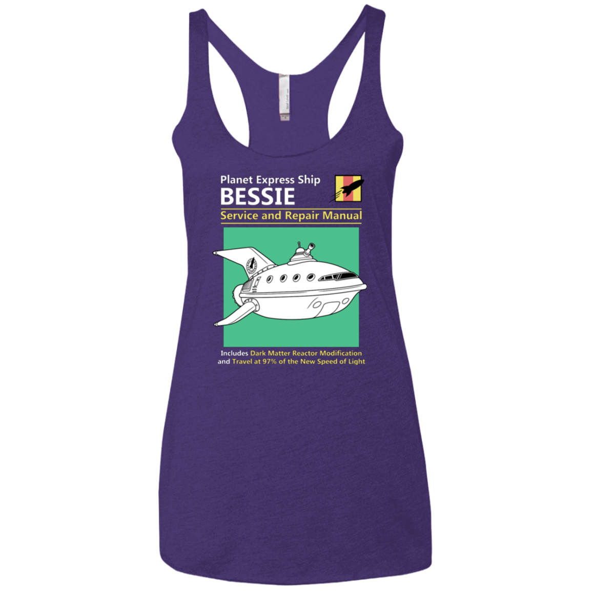 Bessie Service and Repair Manual Women's Triblend Racerback Tank