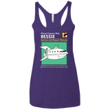 Bessie Service and Repair Manual Women's Triblend Racerback Tank