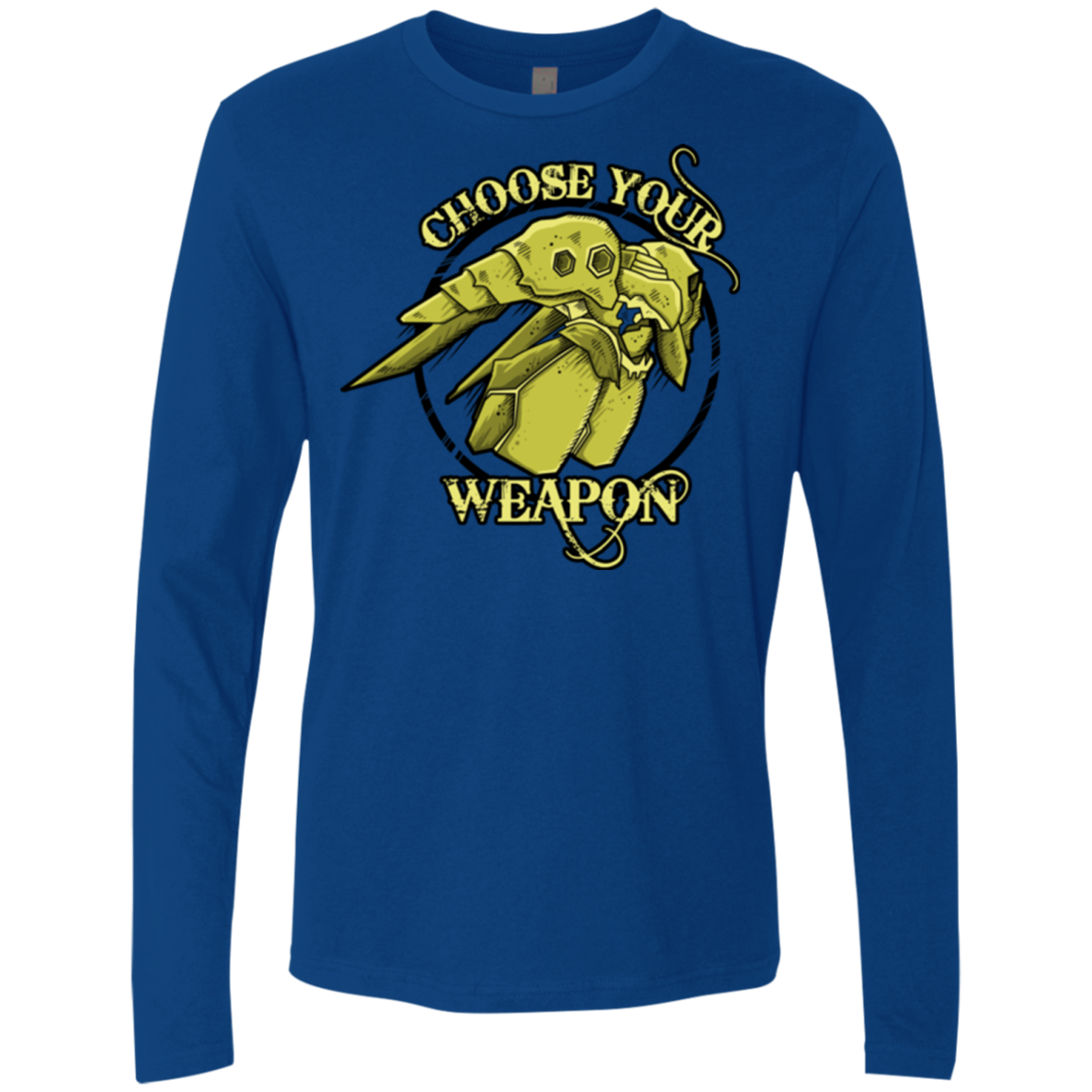 CHOOSE YOUR WEAPON Men's Premium Long Sleeve