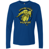 CHOOSE YOUR WEAPON Men's Premium Long Sleeve