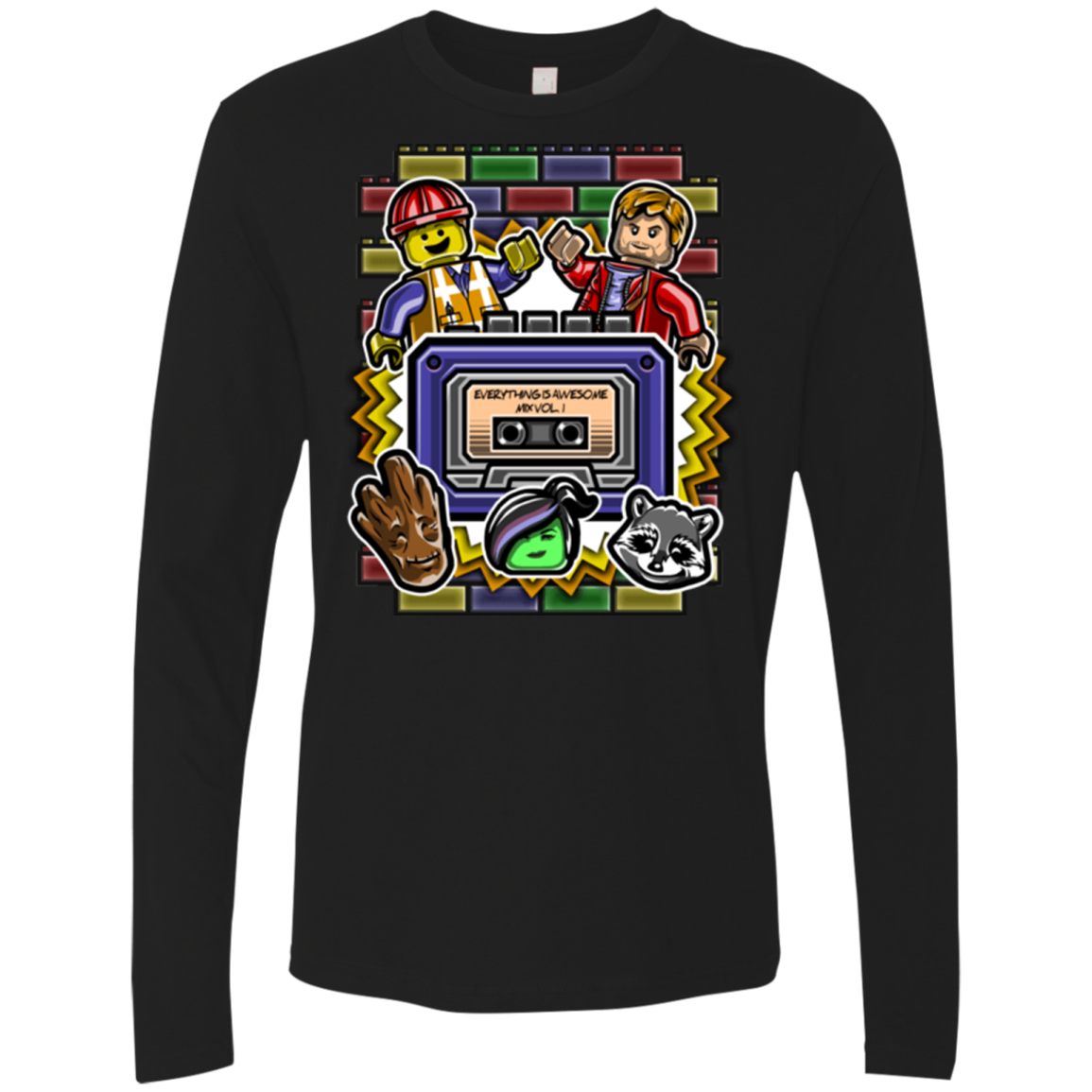 Everything is awesome mix Men's Premium Long Sleeve