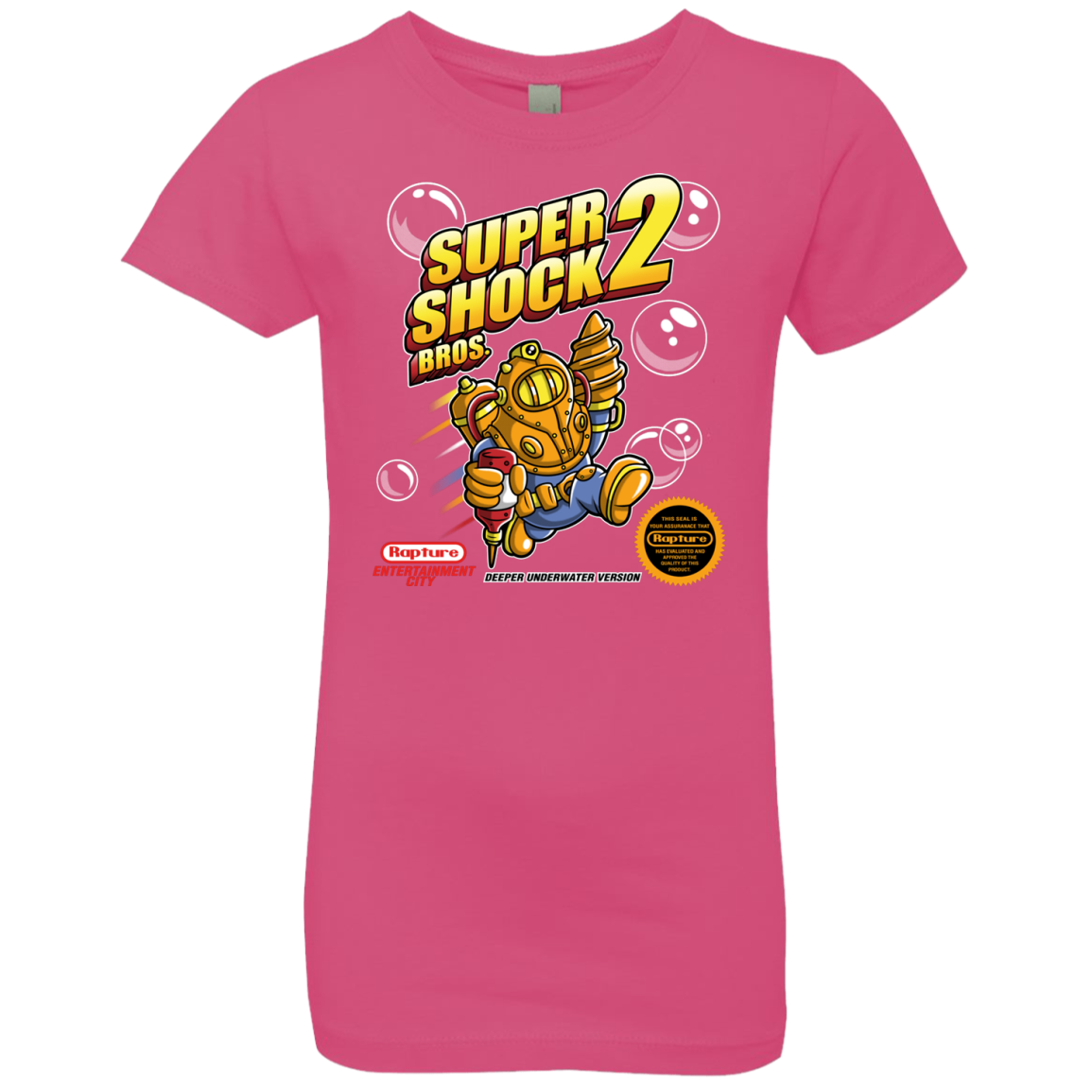 Super Shock Bros 2 Girls Premium T-Shirt