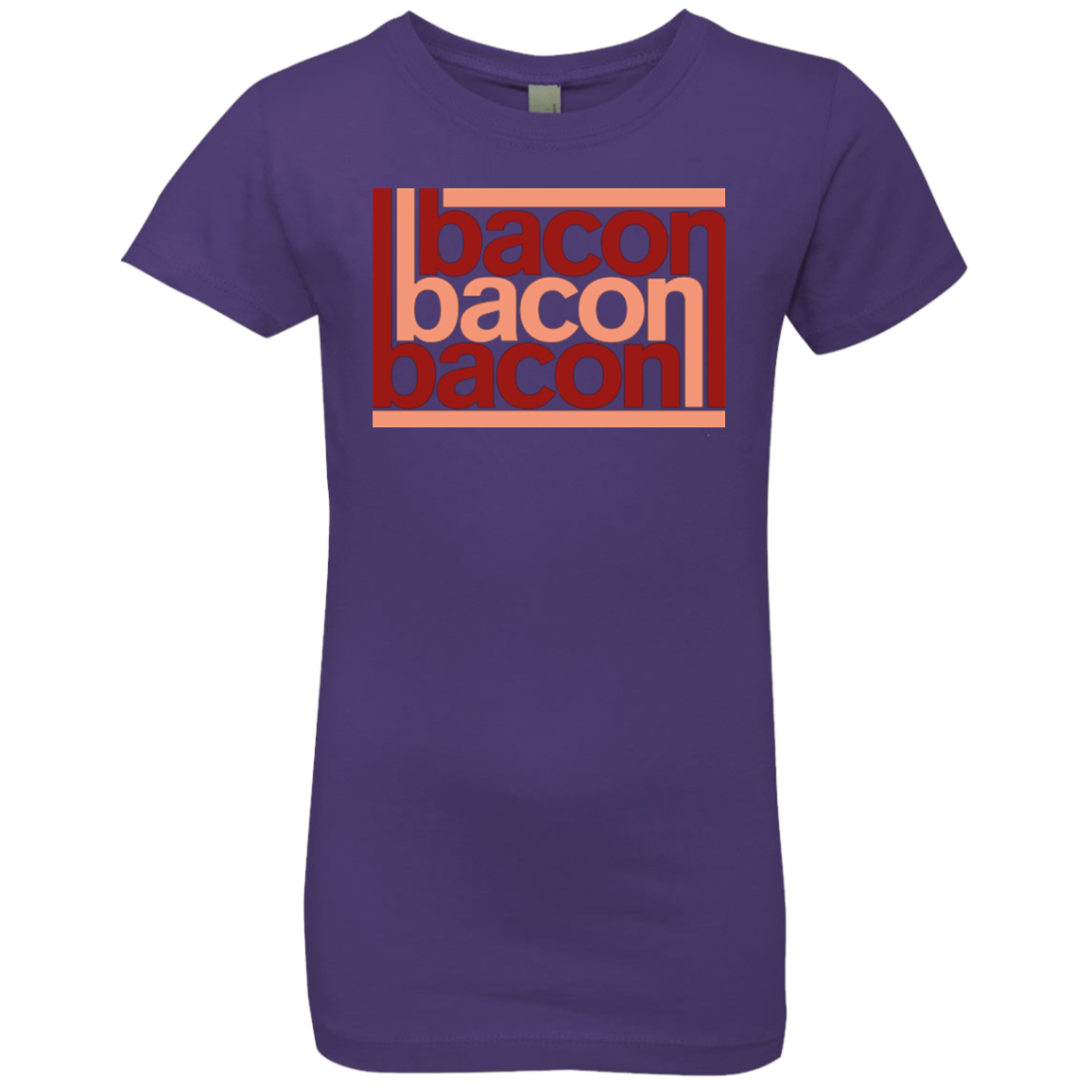 Bacon-Bacon-Bacon Girls Premium T-Shirt