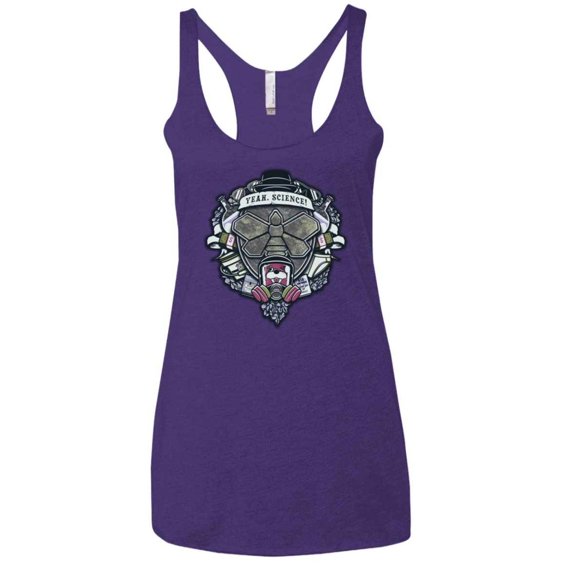 Yeah, Science! Women's Triblend Racerback Tank