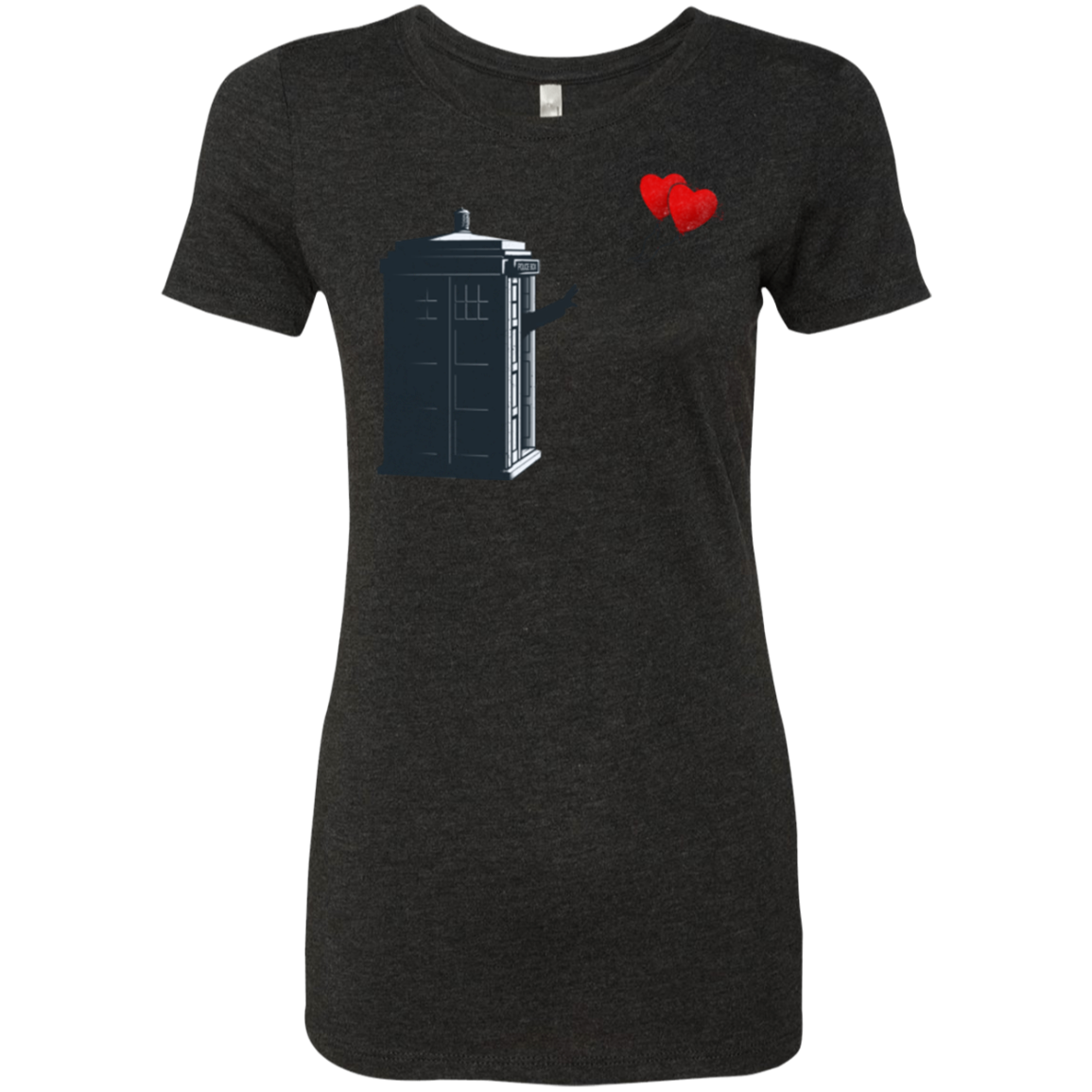 Dr Banksy Heart Balloon Women's Triblend T-Shirt