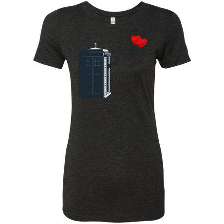 Dr Banksy Heart Balloon Women's Triblend T-Shirt