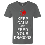 Feed dragons Men's Premium V-Neck
