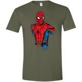 Spiderman- Friendly Neighborhood Men's Semi-Fitted Softstyle