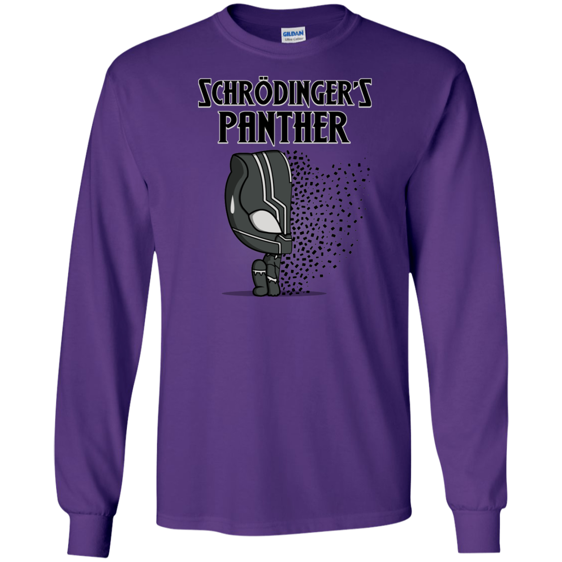 Schrodingers Panther Men's Long Sleeve T-Shirt