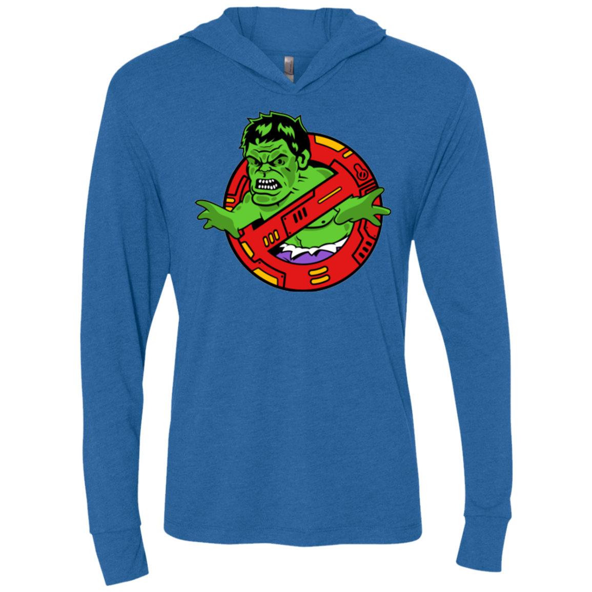 Hulk Busters Triblend Long Sleeve Hoodie Tee