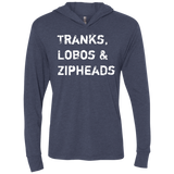 Tranks Lobos Zipheads Triblend Long Sleeve Hoodie Tee