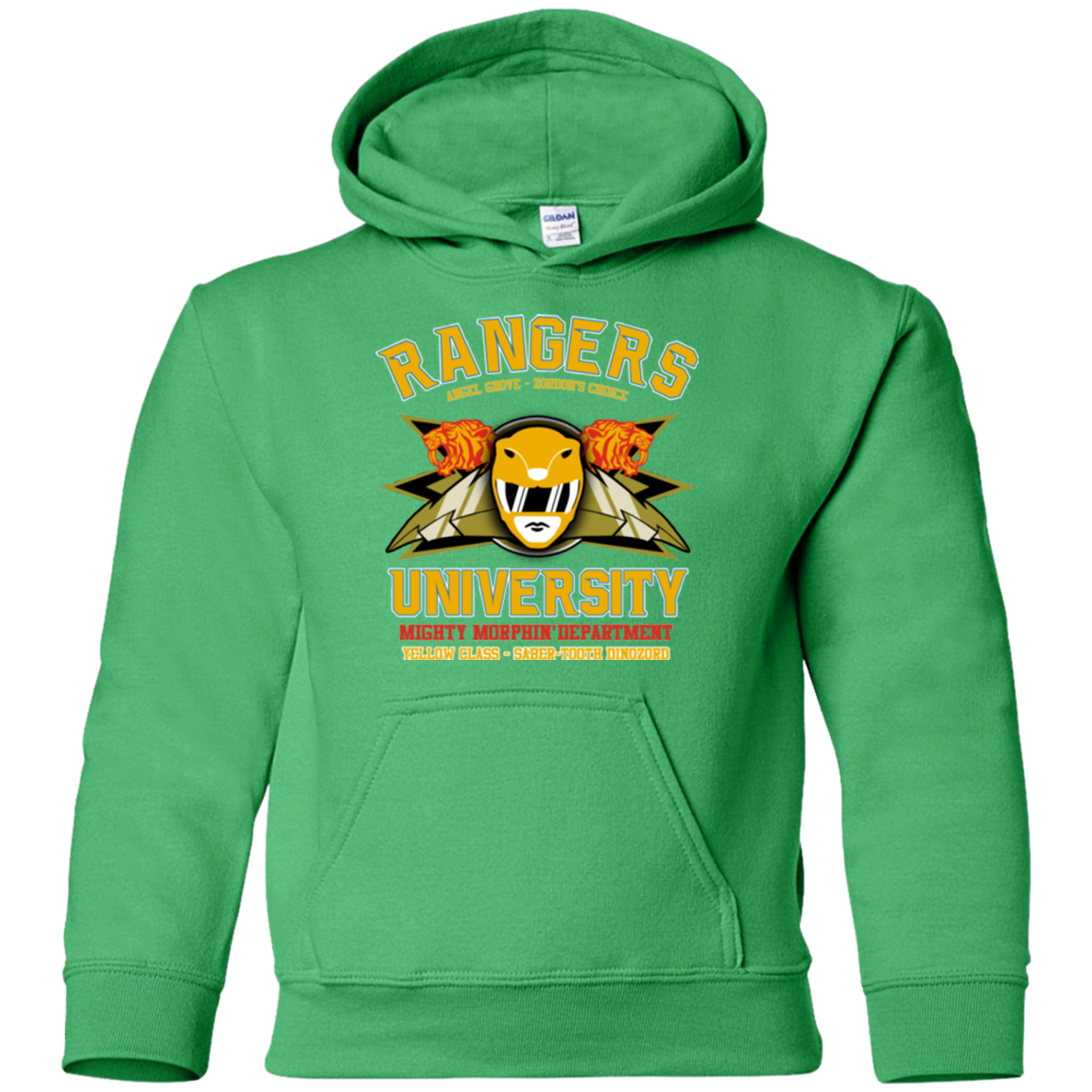Rangers U Yellow Ranger Youth Hoodie