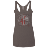Death Star Plan Women's Triblend Racerback Tank