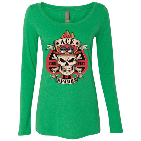 Ace of Spades Women's Triblend Long Sleeve Shirt