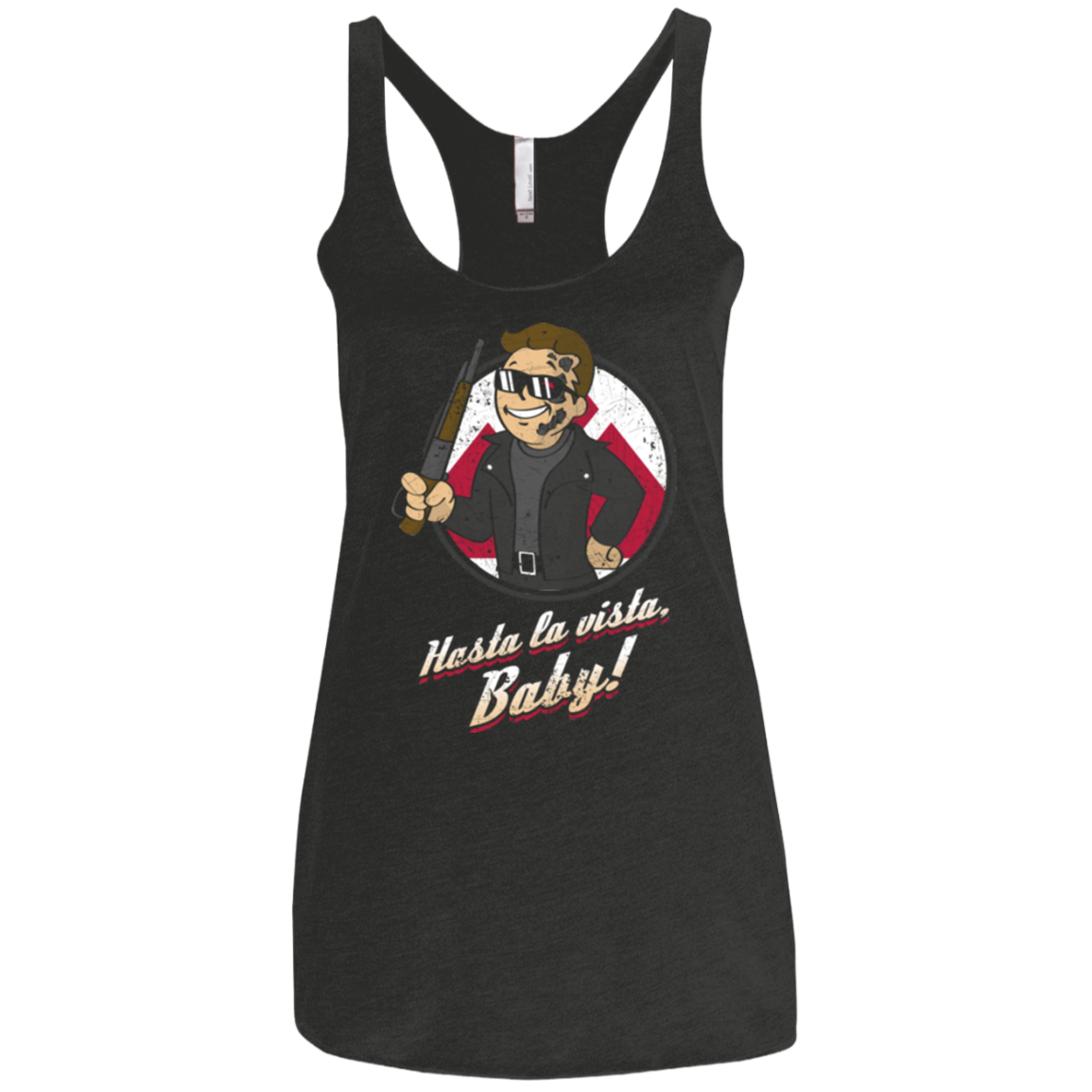 Hasta la Vista Baby Women's Triblend Racerback Tank
