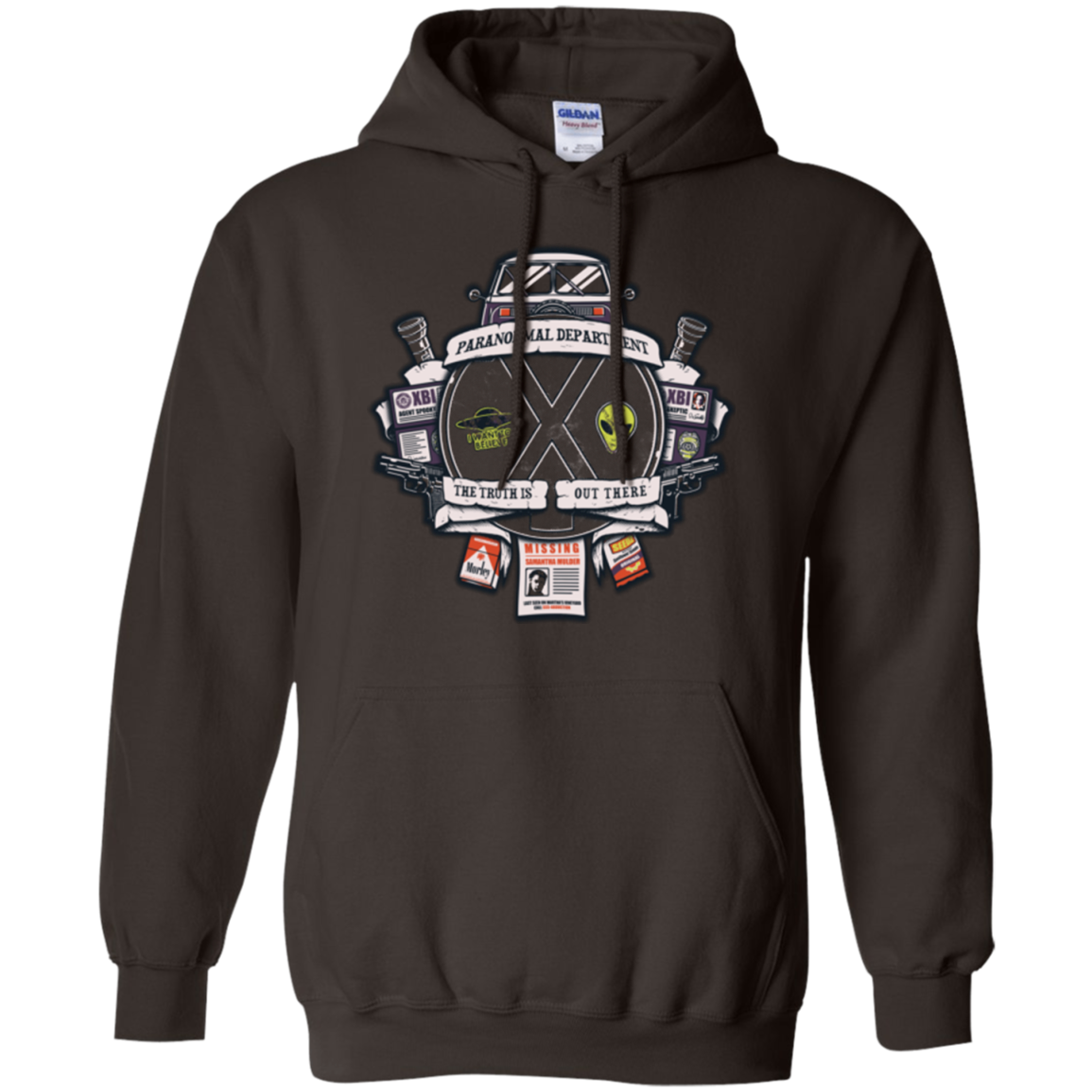 Paranormal files Crest Pullover Hoodie