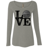 LOVE Deathstar 1 Women's Triblend Long Sleeve Shirt