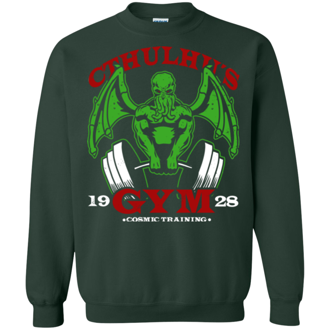 Cthulhu Gym Crewneck Sweatshirt