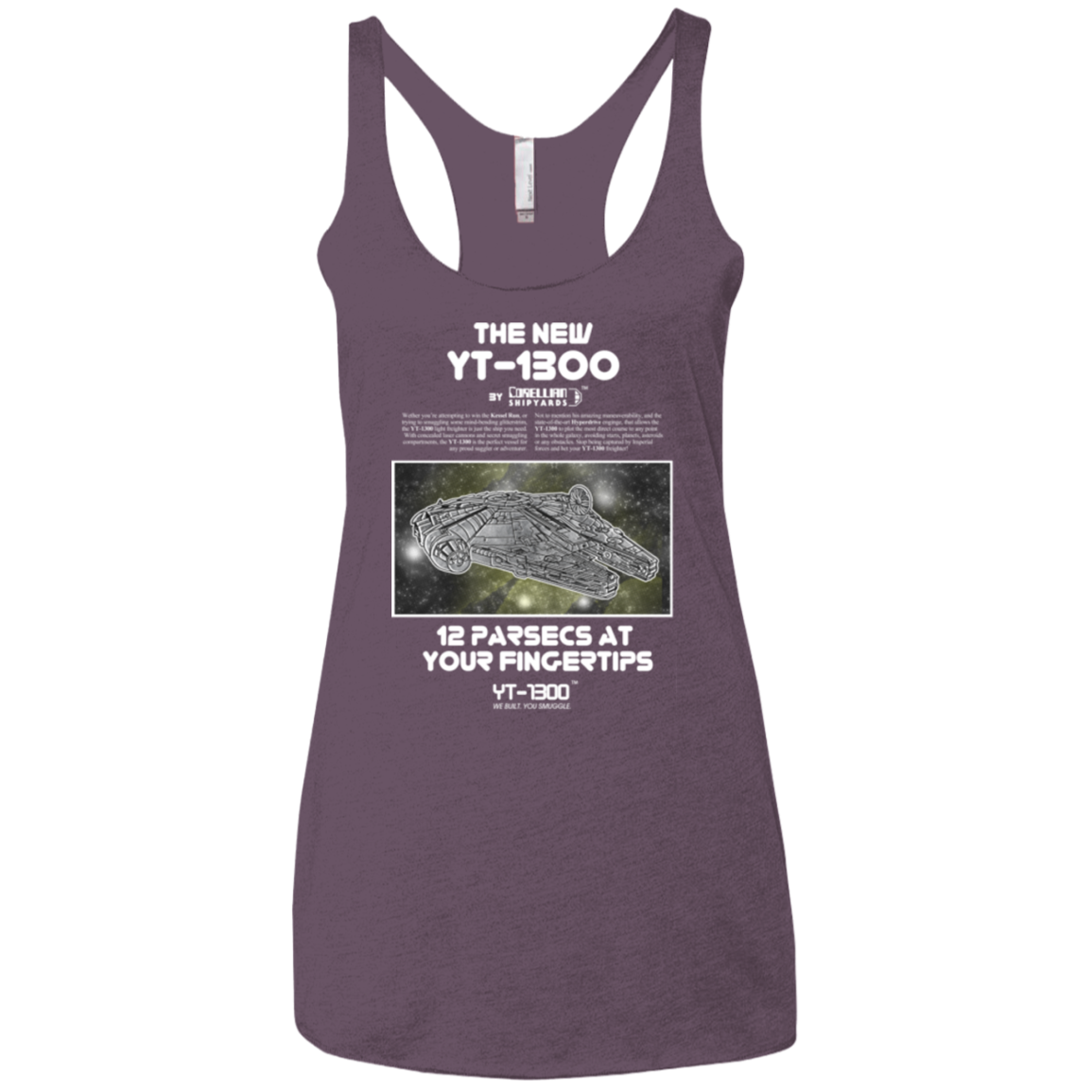 Falcon YT-3000 Women's Triblend Racerback Tank
