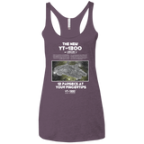 Falcon YT-3000 Women's Triblend Racerback Tank