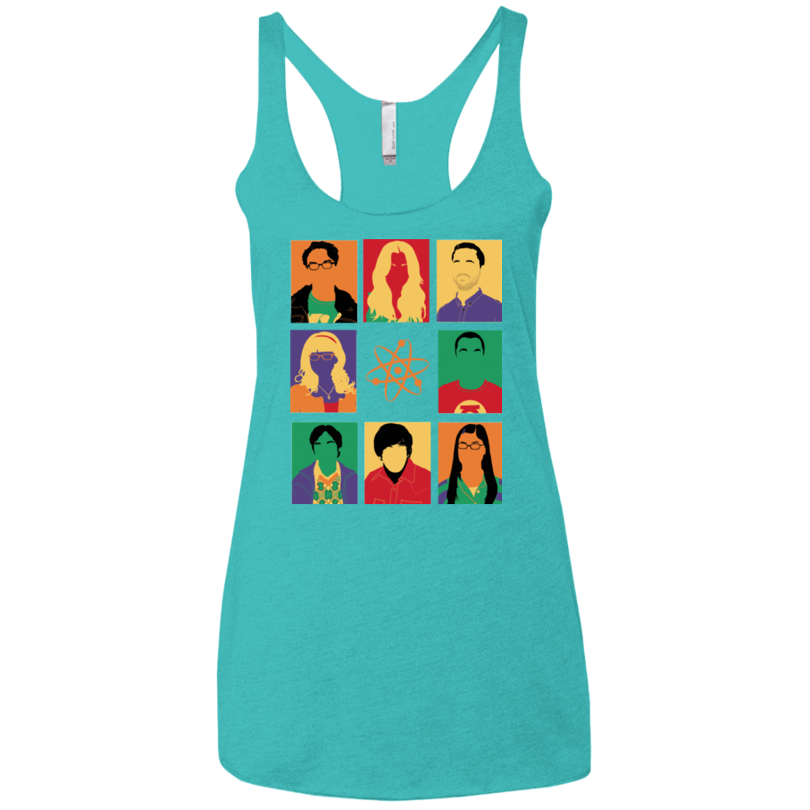 Theory pop Women's Triblend Racerback Tank