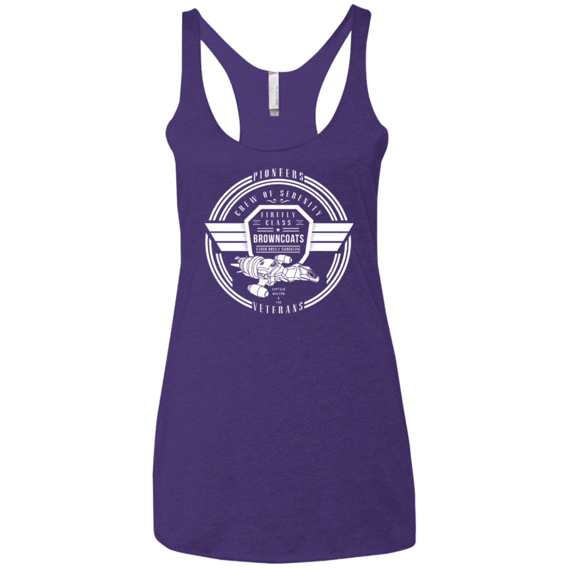 Crew of Serenity Women's Triblend Racerback Tank