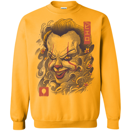 Oni Clown Mask Crewneck Sweatshirt