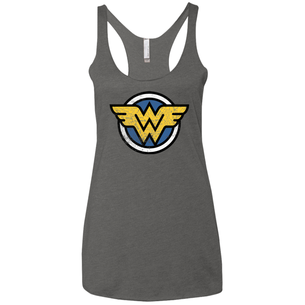 WONDER WOMAN Women's Triblend Racerback Tank