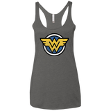 WONDER WOMAN Women's Triblend Racerback Tank