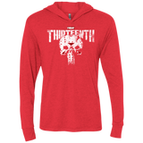 Punish The Campers Triblend Long Sleeve Hoodie Tee