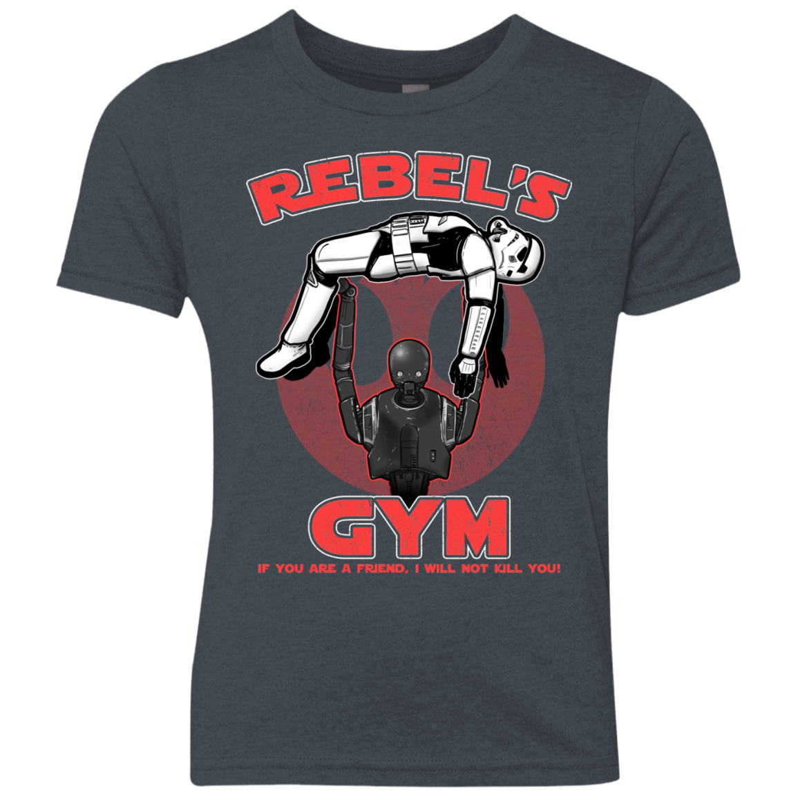 Rebel's Gym Youth Triblend T-Shirt