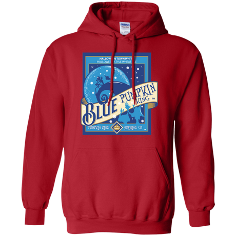 Blue Pumpkin King Pullover Hoodie