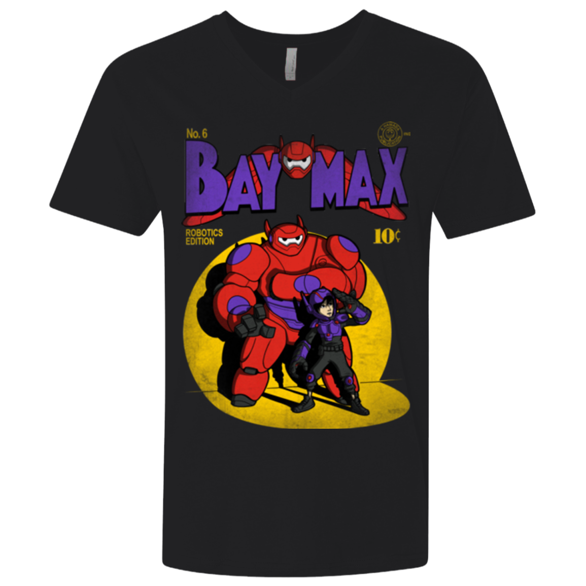Baymax Number 9 Men's Premium V-Neck