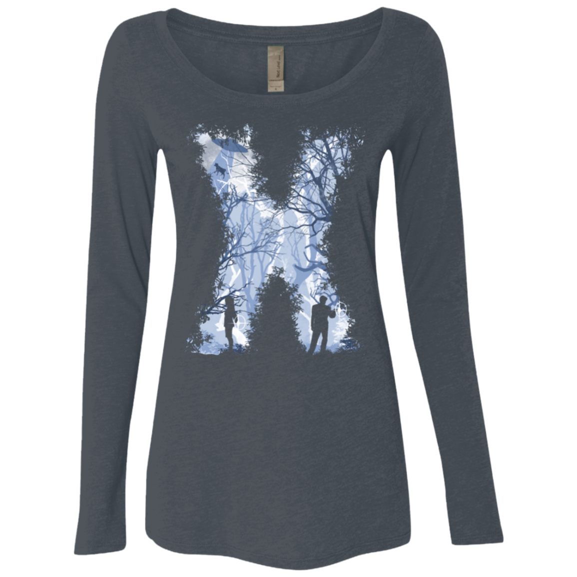 X marks the spot Women's Triblend Long Sleeve Shirt