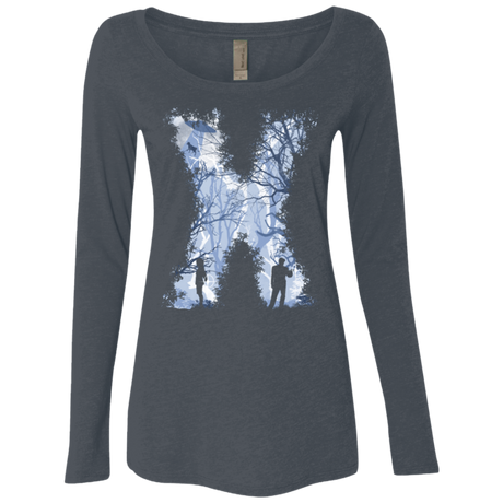 X marks the spot Women's Triblend Long Sleeve Shirt