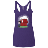 Big Peanut 6 Women's Triblend Racerback Tank