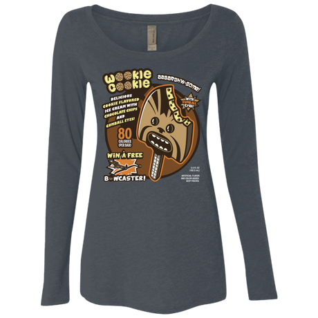 Wookie Cookie Women's Triblend Long Sleeve Shirt