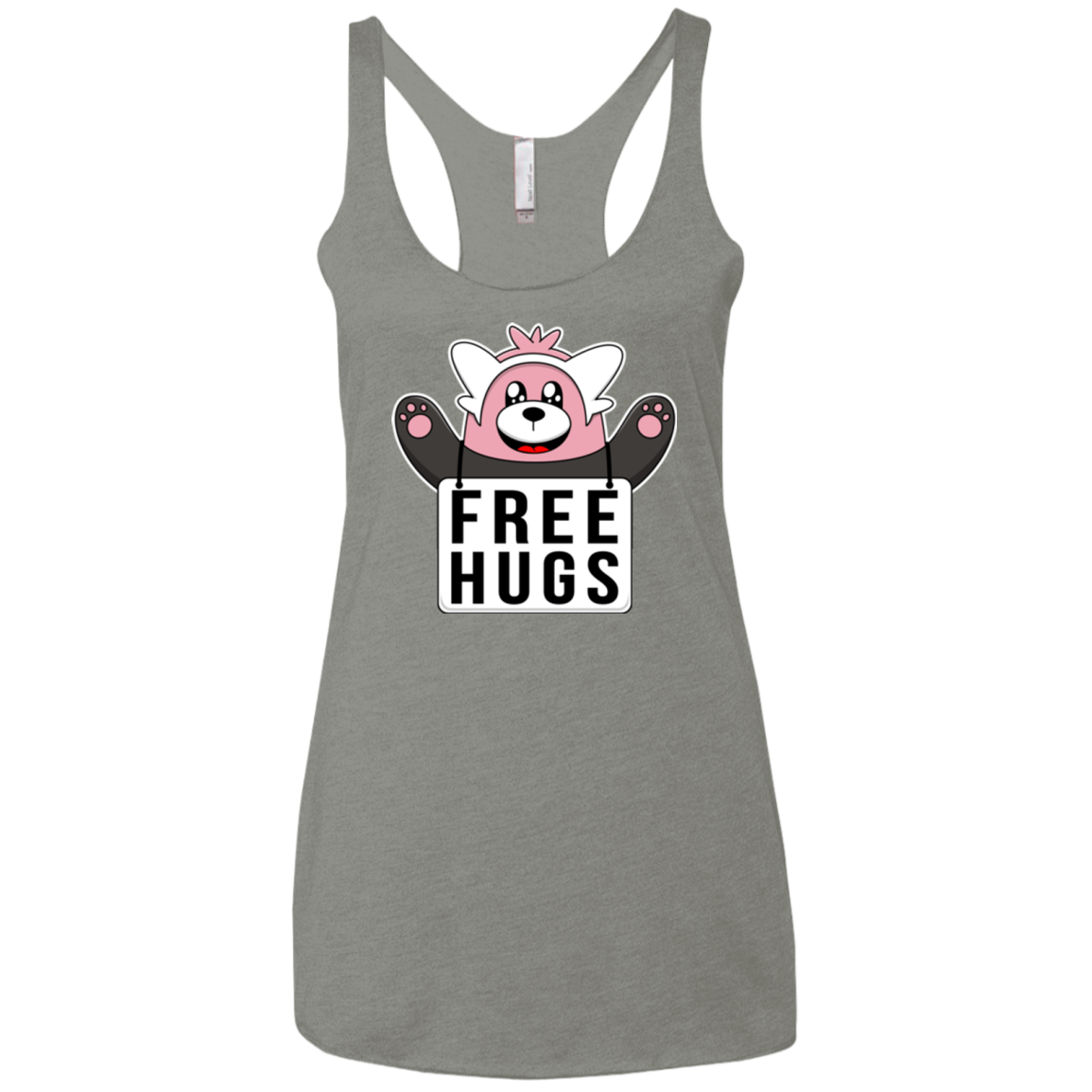 Free Hugs Women's Triblend Racerback Tank