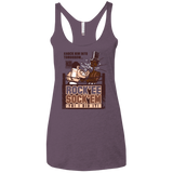 Rockee Sockem Women's Triblend Racerback Tank