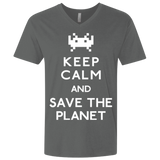 Save the planet Men's Premium V-Neck