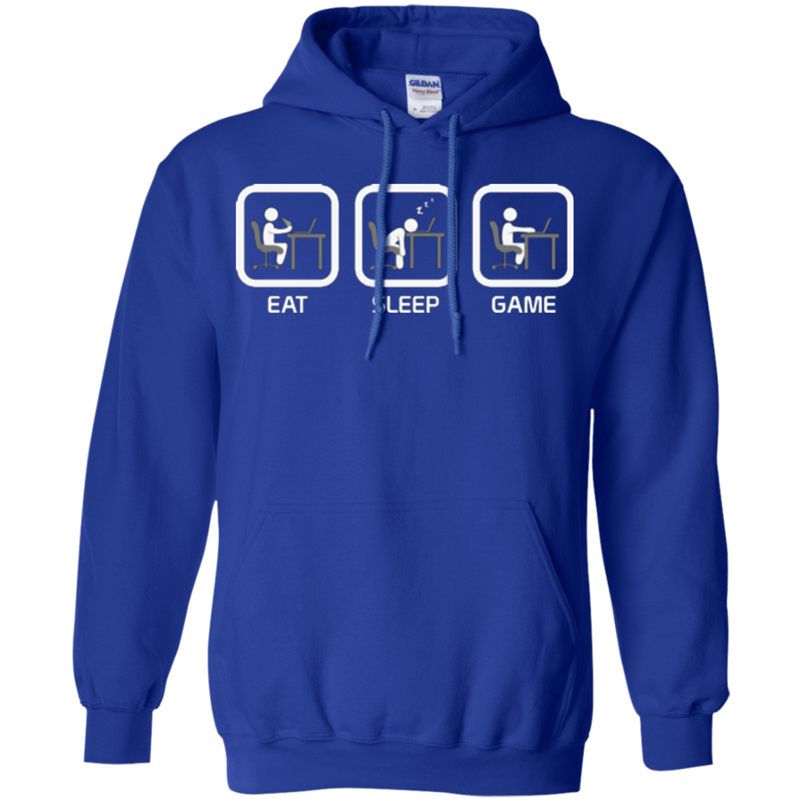 Eat Sleep Game PC Pullover Hoodie