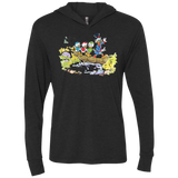 Duck Tails Triblend Long Sleeve Hoodie Tee