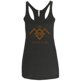 Coffee Club Women's Triblend Racerback Tank