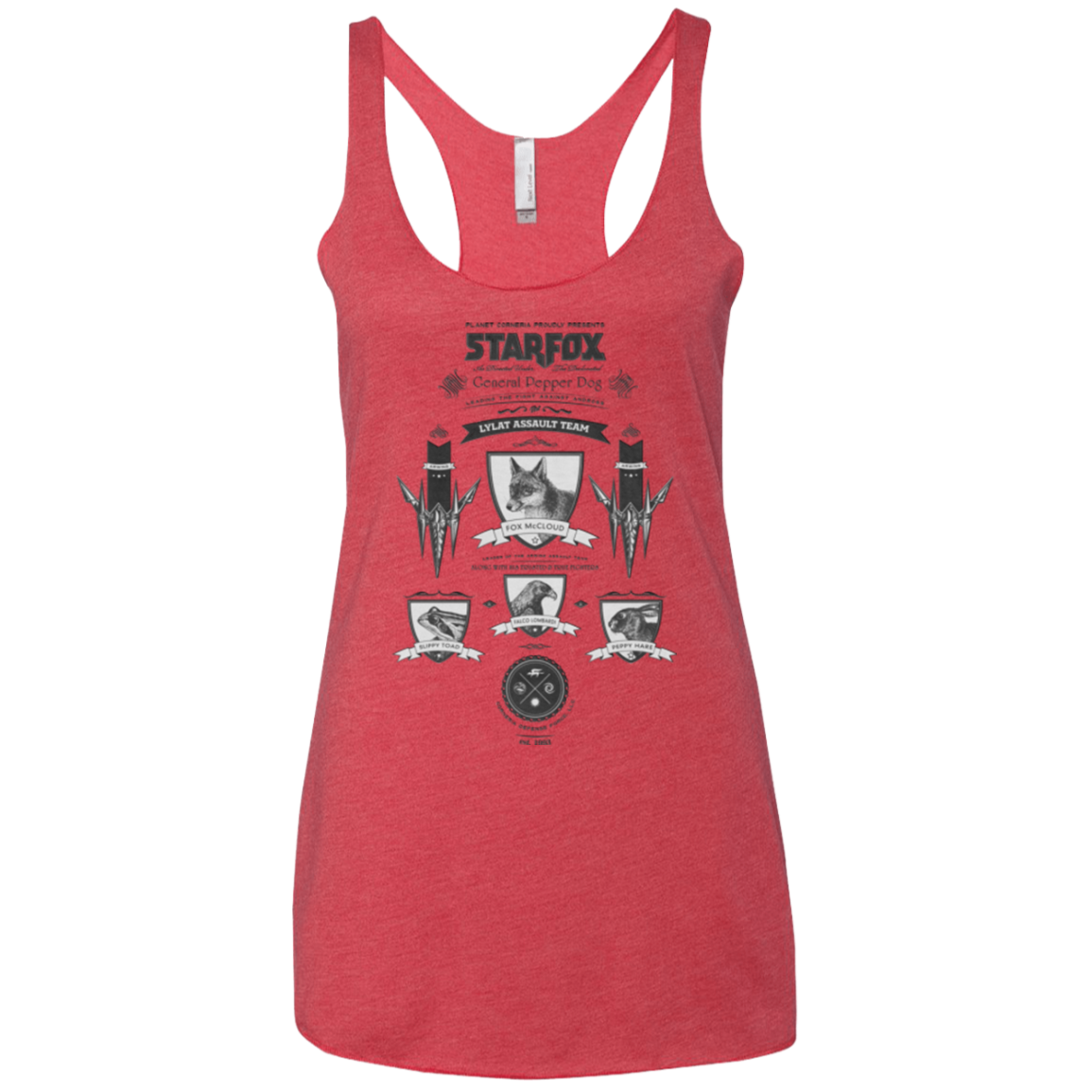 Star Fox Vintage Women's Triblend Racerback Tank