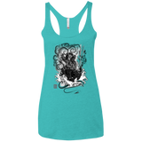 The hunter and the demon Women's Triblend Racerback Tank